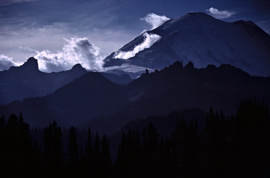 198710412  ©Tim  Medley - Cowlitz Chimneys, Governors Ridge, Mt. Rainier National Park, WA