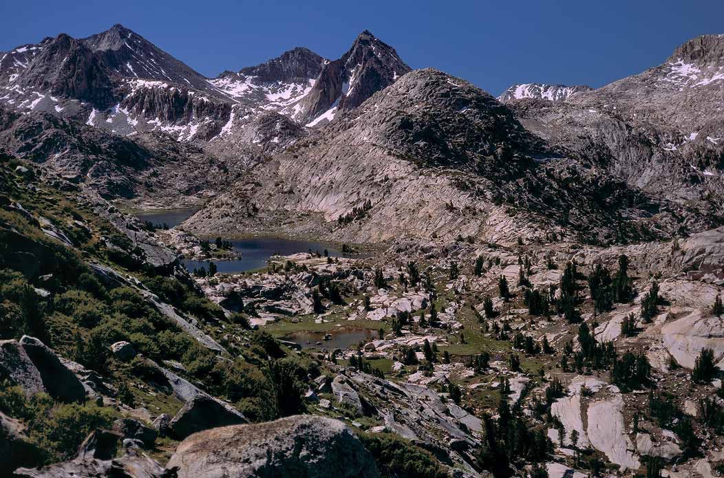 1991CA00600 ©Tim Medley - Evolution Basin, Mt. Spencer, Mt. Huxley, Kings Canyon NP, CA