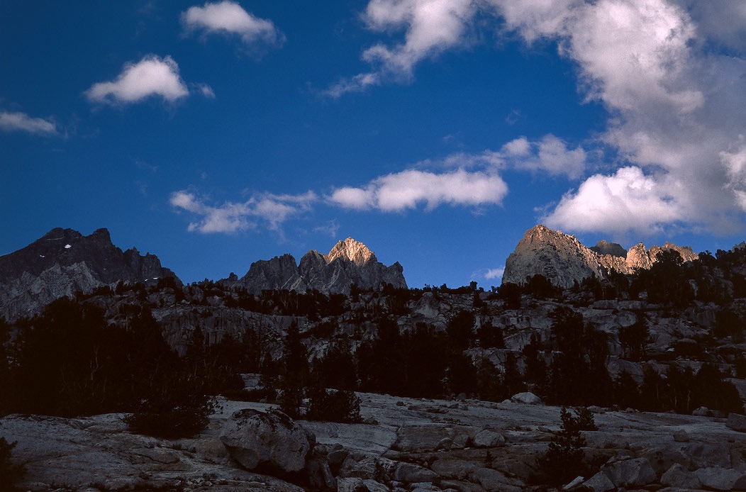 1991CA01740 ©Tim Medley - Dusy Basin, Palisade Crest, Bishop Pass TR, Kings Canyon NP, CA