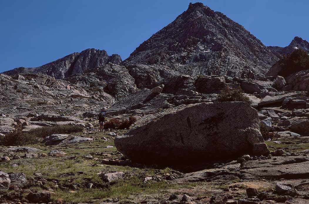 1991CA01750 ©Tim Medley - Dusy Basin, Bishop Pass TR, Kings Canyon NP, CA