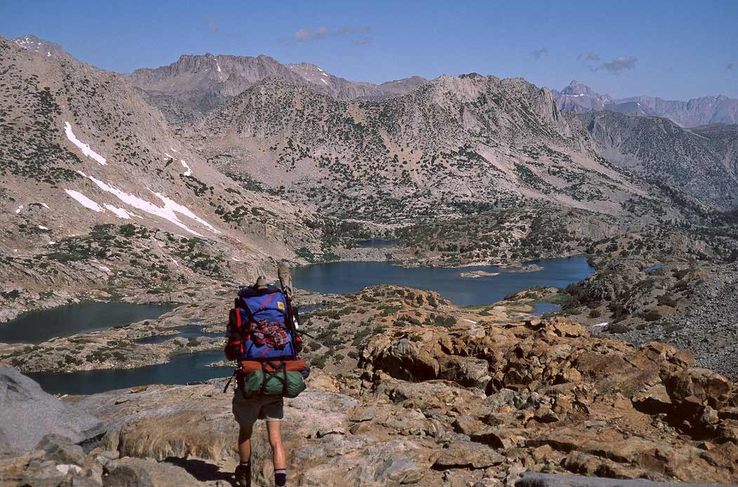 1991CA01790 ©Tim Medley - Bishop and Saddlerock Lakes, Bishop Pass TR, Inyo NF, John Muir WA, CA