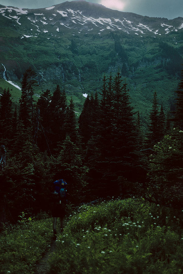 1993WA0615 &copy;Tim Medley - Buck Creek Pass Trail, Glacier Peak Wilderness, WA