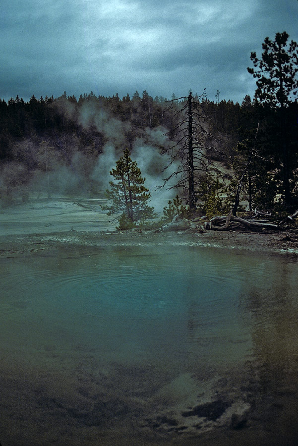 198610MT0136, ©Tim Medley - Norris Geyser Basin, Yellowstone NP
