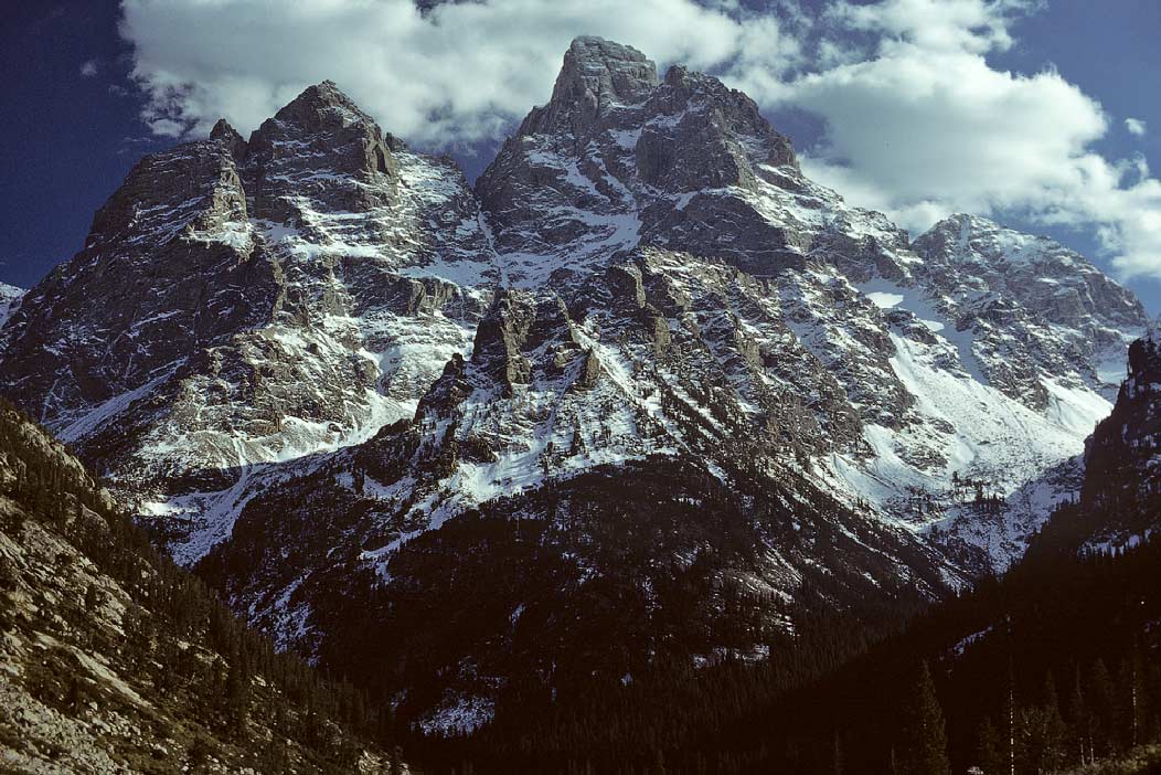 198610MT0717, ©Tim Medley - Mt. Owen, the Grand, and the Middle Teton, Grand Teton NP