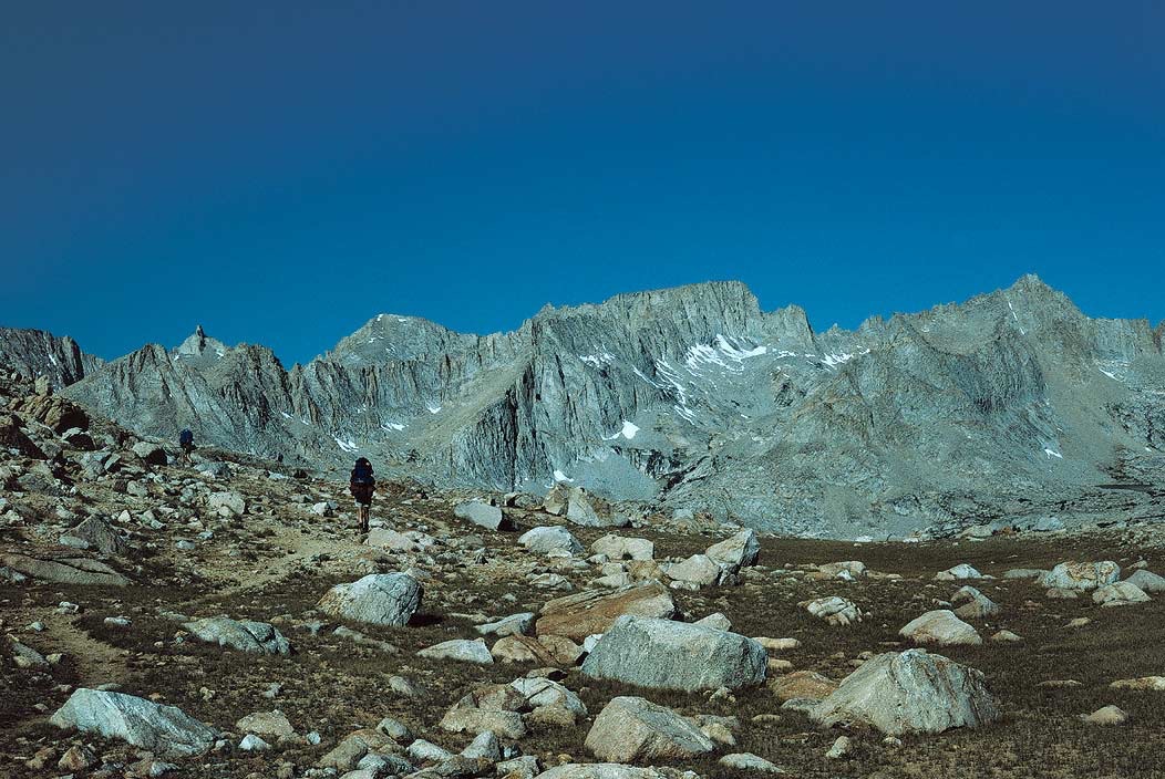 199200615 ©Tim Medley - Upper Kern River, Milestone Mountain (left), Lake South America Trail, Sequoia NP, CA