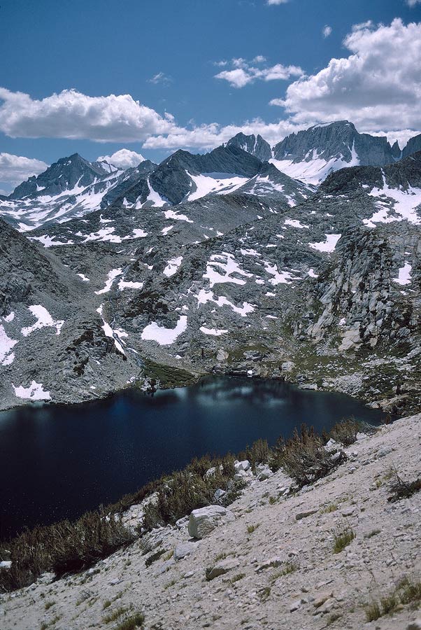 1993CA0109 ©Tim Medley - Mt. Abbot, Ruby Peak, Mono Pass Trail, John Muir Wilderness, CA