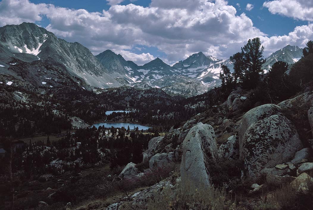 1993CA0120 ©Tim Medley - Summit Lake, Mono Pass, Mt. Abbot, John Muir Wilderness, CA