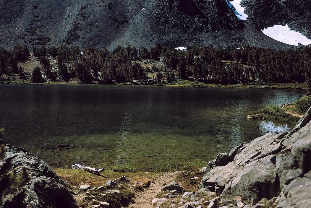 1993CA0125 ©Tim Medley - Bear Creek Spire, Mt. Dade, Mt. Abbot, Mono Pass Trail, John Muir Wilderness, CA