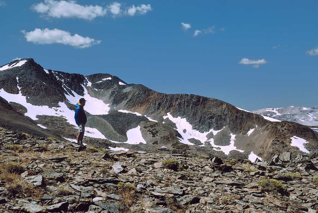 1993CA0131 ©Tim Medley - Bear Creek Spire, Mono Pass Trail, John Muir Wilderness, CA