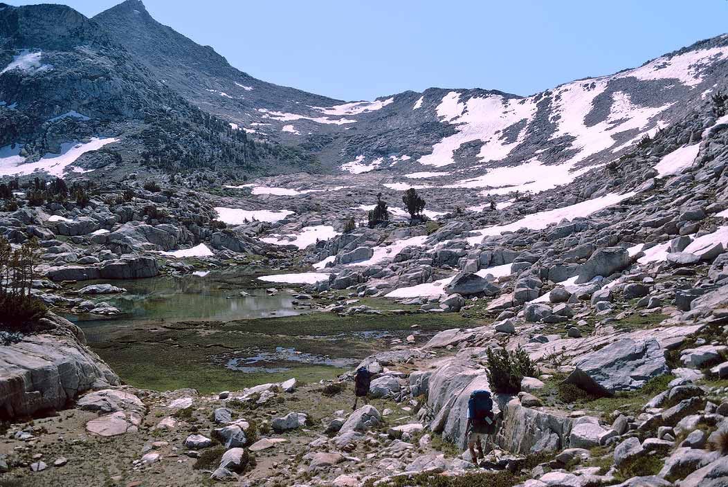 1993CA0334 ©Tim Medley - Shout-of-Relief Pass, John Muir Wilderness, CA