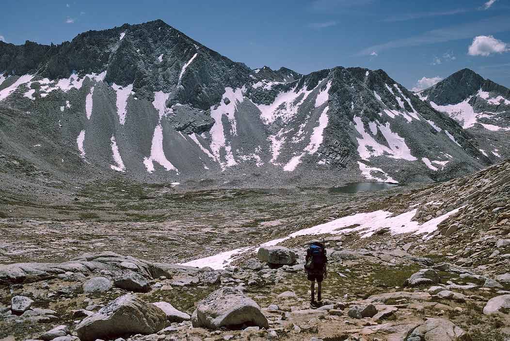 1993CA0518 ©Tim Medley - Toe Lake, Mt. Julius Caesar, John Muir Wilderness, CA