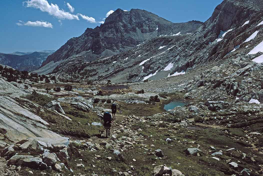 1993CA0711 ©Tim Medley - Piute Pass 11,417, Mt. George Davis, John Muir Wilderness, CA