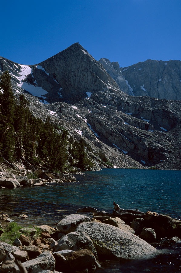 1991CA01600, ©Tim Medley  - Lower Lamarck Lake, Piute Crags, John Muir Wilderness