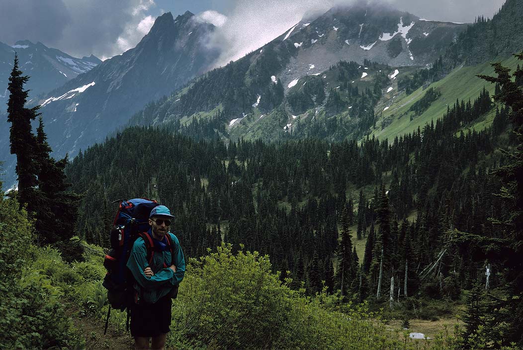 1993WA0202 &copy;Tim Medley - Buck Creek Pass, MT Cleator, Glacier Peak WA, WA