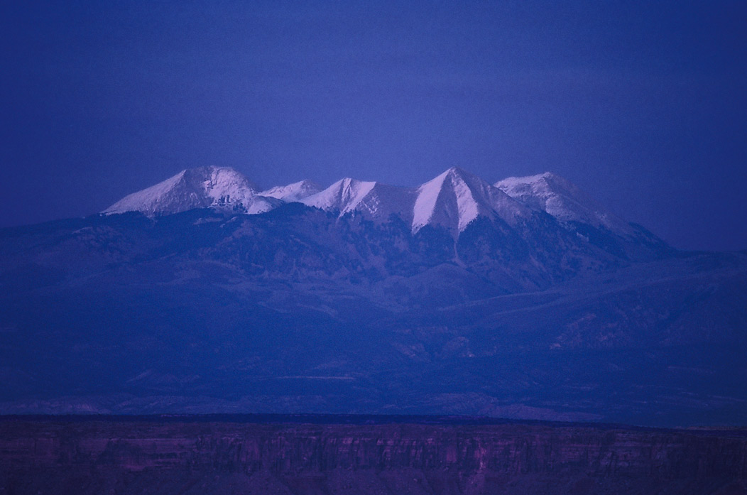 198711102 ©Tim Medley - Moonlight, La Sal Mountains, Island In the Sky, Canyonlands National Park, UT
