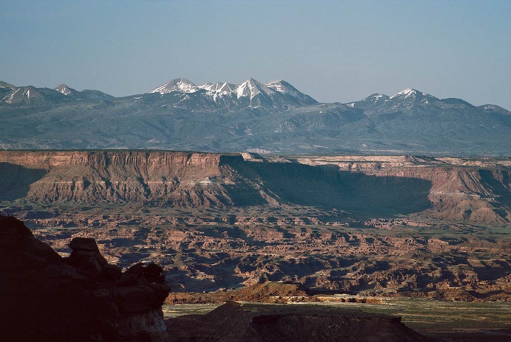 1993UT0124 ©Tim Medley - Hatch Point, La Sal Mountains, Grand View Point, Canyonlands National Park, UT