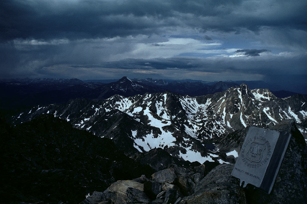 198705608 ©Tim Medley - Summit, Gallatin Peak, Lee Metcalf Wilderness Area, MT
